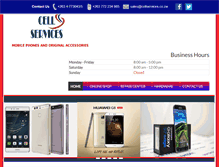 Tablet Screenshot of cellservices.co.zw